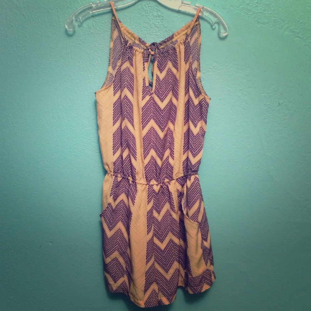 City Triangles Romper